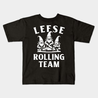 Lefse Rolling Team Gnome Kids T-Shirt